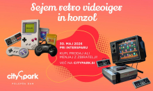 Retro friki, pozor: to soboto v Cityparku sejem videoiger