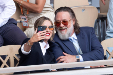 Russell Crowe sorgt für einen Hollywood-Moment bei den French Open
