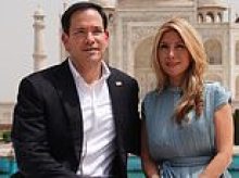 Jeanette Rubio stuns at the Taj Mahal amid First Lady whispers - as Marco scrambles to repair Trump's 'hellhole' rift with India