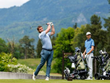 Na močnem golfskem turnirju na Bledu zablestel tudi hokejist #foto
