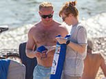 Life's a beach for Ange! Rayner takes a break from Labour chaos as she enjoys May heatwave in Brighton with ex-MP lover - after former deputy PM settles tax bill and awaits Cabinet return