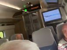 'It's too hot for us to go on': Commuters kicked off train in scorching heat 'after air conditioning stops working in carriages' on record-breaking May day