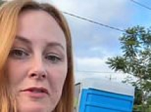 Aussie couple left baffled after they find a portaloo abandoned in their front yard