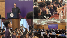 STUDENTI ODUŠEVLjENI VUČIĆEM: Predsednik održao govor na Univerzitetu Ćinghua (FOTO/VIDEO)