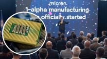 Micron prinaša prelomno proizvodnjo pomnilnika “1α DRAM” na ameriška tla