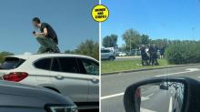 BIZARNE SCENE Čovjek skakao po autima u Novom Zagrebu, svladali ga interventni policajci