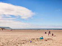 Murder probe launched after man, 34, found dead 'in the water' at popular beach on Bank Holiday Monday as police arrest man, 24