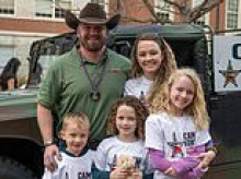 Glamorous wife of long-time officer running for Alabama sheriff is arrested for domestic violence