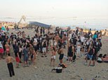 Hundreds of youths descend on UK beaches as planned 'linkups' continue to cause chaos across the country