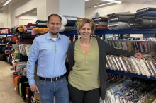 „S&C Stoffe“ Leoben: Susanne und Christoph Natter liefern den Stoff für kreative Ideen