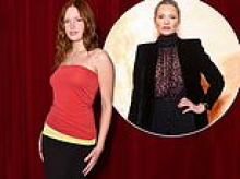 Kate Moss misses premiere for her own film Moss & Freud which chronicles her drug-fuelled party girl youth - as actress Ellie Bamber steals the spotlight