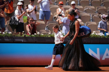 Bei den French Open: Naomi Osaka hat es schon wieder getan