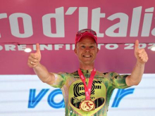 Valgren pred štirimi leti z zlomom medenice, danes s prvo etapno zmago na Giru