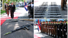 Hrvatska vojska slavi svoj dan: Stigao Milanović, izložili oružje