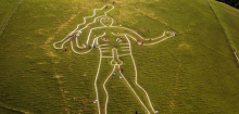 Großbritannien: Der Riese von Cerne Abbas wird aufgehübscht