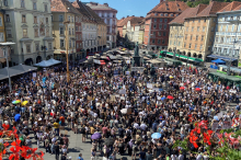 Graz erlebte größte Studentendemo gegen Regierung seit Jahren 