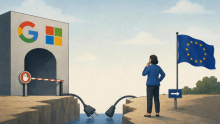 EU bi rada živela brez Googla in Microsofta. Težava je, da ne zna