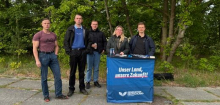 Hoyerswerda: AfD-Nachwuchs wirbt frühmorgens vor Schule