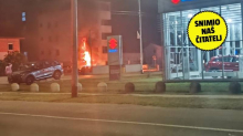Lamborghini gorio u Velikoj Gorici: Oštećen i dio zgrade!
