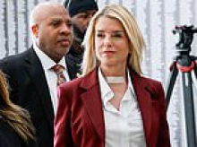 Thyroid cancer-stricken Pam Bondi arrives on Capitol Hill wearing bandage on her neck to face grilling over Epstein