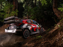 Toyotina premoč na Japonskem, po prvem dnevu vodi Elfyn Evans