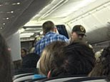 United Airlines flight forced to make emergency landing after 'passenger ranting in Russian tried to storm cockpit'