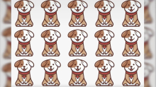 Kniffeliges Suchbild: Augentest: Finden Sie den Hund mit dem unterschiedlichen Detail?
