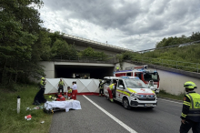 Schwerverletzte nach Geisterfahrerunfall beim Knoten Villach