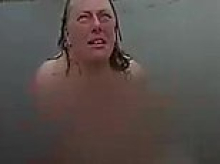 Harrowing new bodycam emerges of the shocking moment two cops stomped on a woman's head and pepper sprayed her genitals - as the victim is pictured for the first time