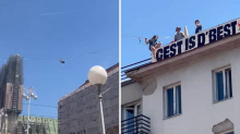VIDEO Hodom po žici privlačila poglede na Dan grada Zagreba