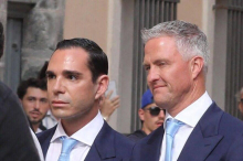 In Saint-Tropez: Ralf Schumacher und sein Etienne gaben sich das Jawort