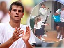 French Open star Rafael Jodar under fire again for brutally snubbing young mascot... days after ball girl 'shove' sparked fury