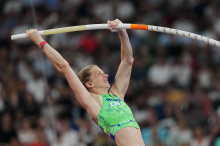 Tina Šutej osma na diamantni ligi v Rabatu