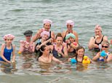 Thousands of homes in Kent are still without water for ninth consecutive day as furious families bathe in sea to protest