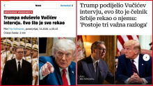 TRAMP I VUČIĆ VEST BROJ JEDAN U HRVATSKOJ! Komšiluk u očaju, mediji bruje zbog postupka američkog predsednika (FOTO)