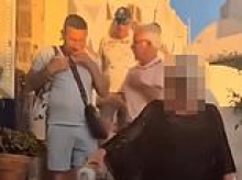 British woman sparks fury in Santorini by emptying 'ashes of a loved one' during walk through island's famed narrow streets