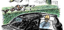 Cartoons im Mai von SPIEGEL-Karikaturisten