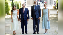 Felipe und Letizia mit Albert und Charlène: Eleganter Doppelauftritt beim Staatsbesuch