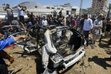 V izraelskih napadih na Gazo ubiti najmanj štirje Palestinci
