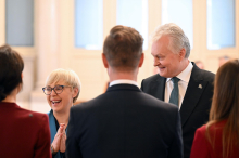 Pirc Musar in predsednik Litve Nausedo za širitev EU-ja in krepitev enotnosti