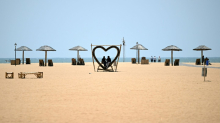 Strandszene