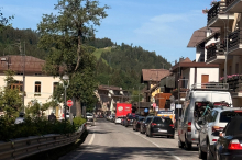 Kilometerlange Staus am Weg nach Slowenien und Italien