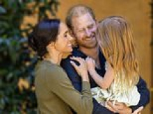 'Dream girl' Lilibet is five! Harry and Meghan mark their daughter's birthday with new family portrait