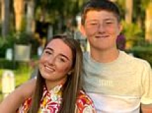 'Forever 18': Henry Nowak's sister shares heartbreaking TikTok tribute to her murdered brother as she posts videos showing pair singing, laughing and dancing together