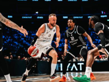 Sekulić in Prepelič se veselita prve finalne zmage proti Partizanu