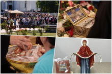 Srbi našli način da zarade na pojasu Presvete Bogorodice: Dok vernici satima čekaju ispred Hrama, profiteri im komad plastike papreno naplaćuju! (FOTO)