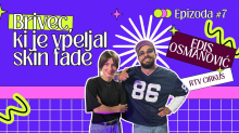 Videokast RTV Cirkus: Edis Osmanović – brivec, ki je vpeljal skin fade – petek ob 22.45 na TV SLO 2