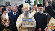PROLASKOM ISPOD ČASNOG POJASA SVI ĆE DOBITI BLAGOSLOV BOGORODICE: U toku poslednje pripreme za svečani ispraćaj svetinje iz Hrama