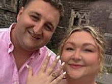 Bride who carried on with her wedding day after being jilted at the altar by her police officer groom reveals she's engaged again
