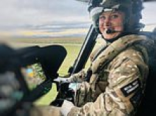 Britain's only female Royal Navy commando shared poignant photos of her fulfilling dream of flying helicopter - days before fatal crash during her last training flight that killed her and two male crew members